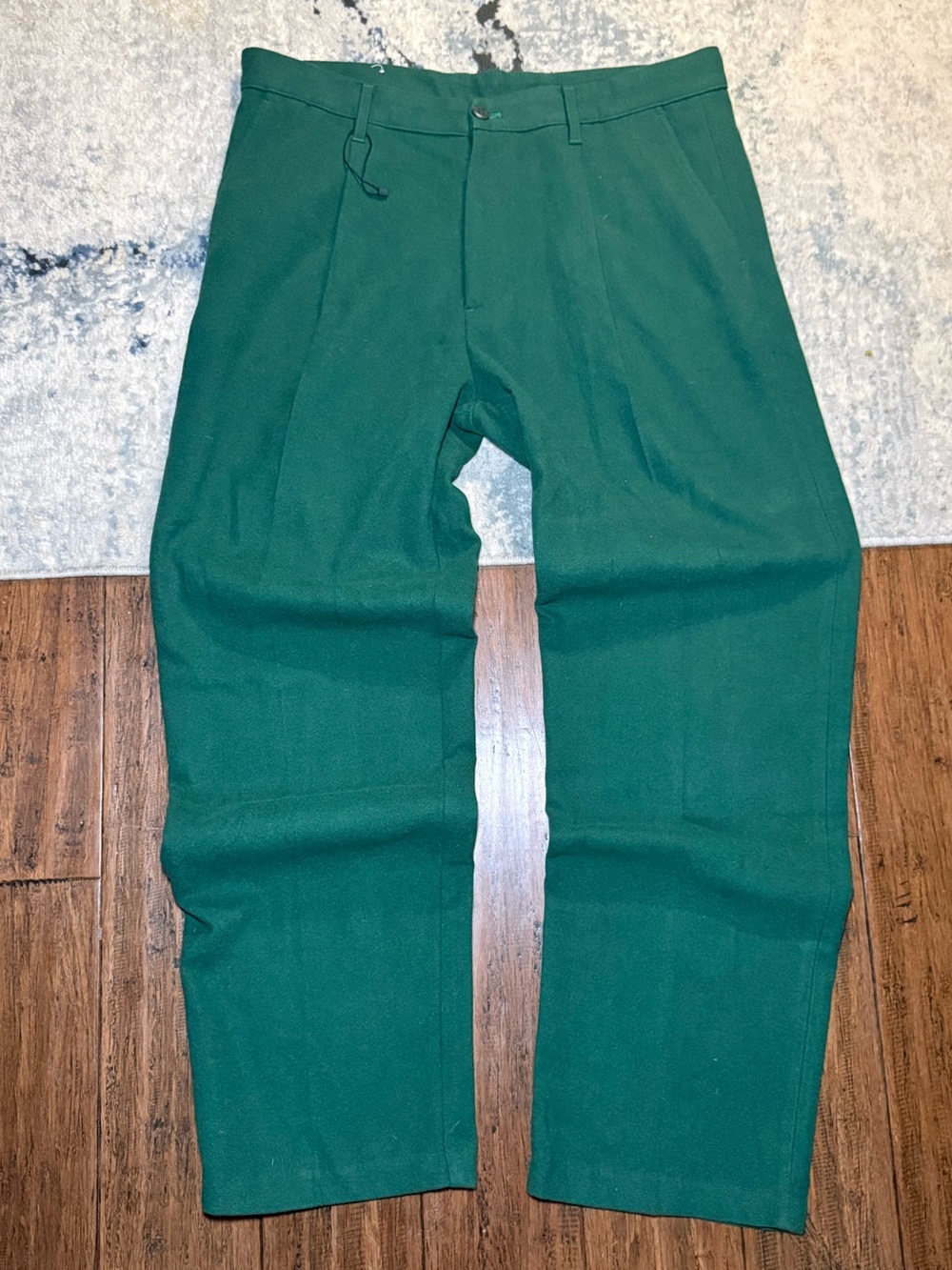 Zara Green Straight-Leg Dress Pants Men’s Size 34